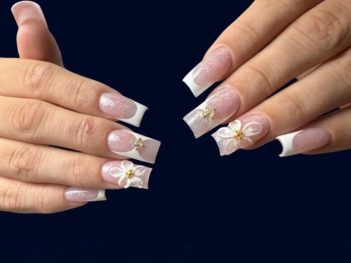 French z kwiatkiem 3d — Beauty Perła Bydgoszcz